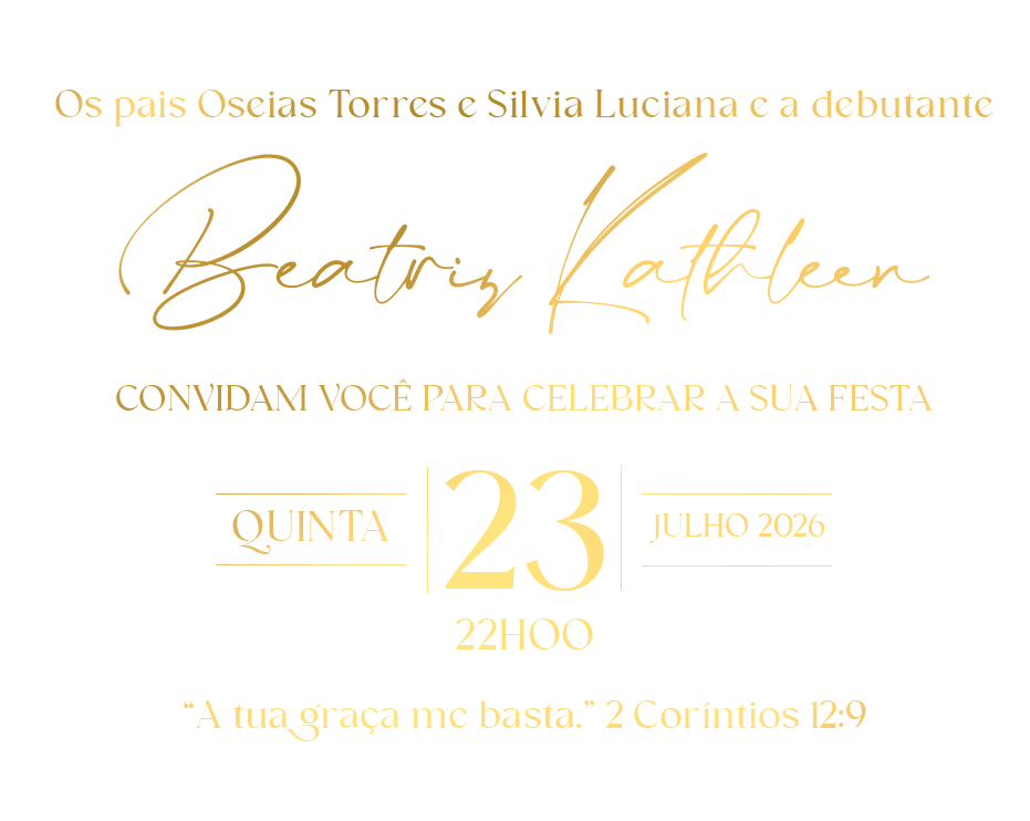 Beatriz Kathleen 18 Anos
